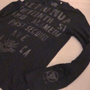 GUESS Mens Long Sleeve Shirt Size M in Black